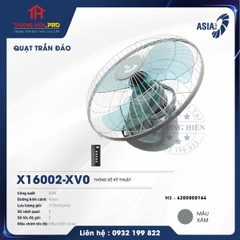 QUẠT TRẦN ĐẢO X16002-XV0 MÀU XÁM