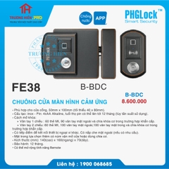 CHUÔNG CỬA MÀN HÌNH CẢM ỨNG PHGLOCK FE38 B-BDC