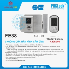 CHUÔNG CỬA MÀN HÌNH CẢM ỨNG PHGLOCK FE38 S-BDC