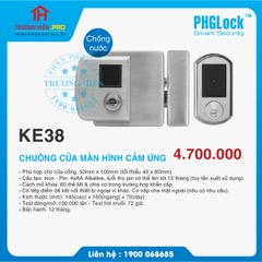 CHUÔNG CỬA MÀN HÌNH CẢM ỨNG PHGLOCK KE38