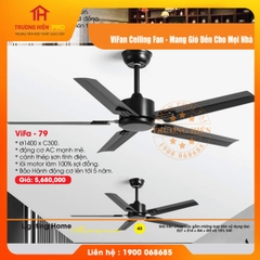 QUẠT TRẦN ĐÈN VIFAN CEILING VIFA 79