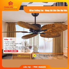 QUẠT TRẦN ĐÈN VIFAN CEILING VIFA 77