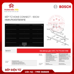 BẾP ĐIỆN TỪ BOSCH PXX975KW1E