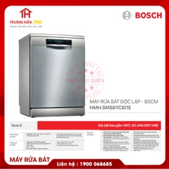 MÁY RỬA BÁT ĐỘC LẬP BOSCH SMS8YCI01E