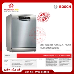 MÁY RỬA BÁT ĐỘC LẬP BOSCH SMS6ECI93E