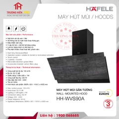 MÁY HÚT MÙI GẮN TƯỜNG HAFELE HH-WVS90A