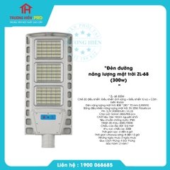 Đèn đường năng lượng mặt trời ZL-68 (300W)