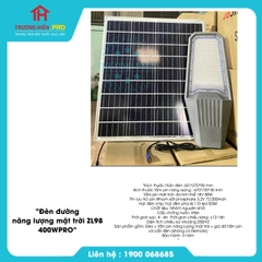 Đèn đường năng lượng mặt trời ZL-98 (400W)