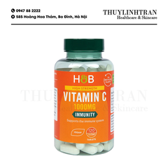 H&B Vitamin C-1000mg Rose Hips 120v