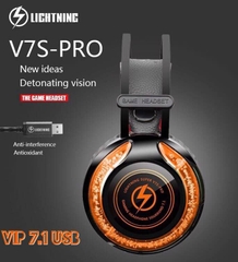 TAI NGHE LIGHTNING V7S PRO - Âm thanh 7.1 USB TAI NGHE LIGHTNING V7S PRO - Âm thanh 7.1 USB