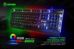 BÀN PHÍM LIGHTNING PR8900Z LED - Switch kêu như phím cơ BÀN PHÍM LIGHTNING PR8900Z LED - Switch kêu như phím cơ