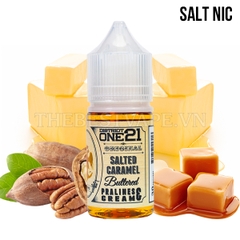 District One 21 - SALTED CARAMEL ( Quả Hồ Đào Bơ Caramel Muối ) - Salt Nicotine