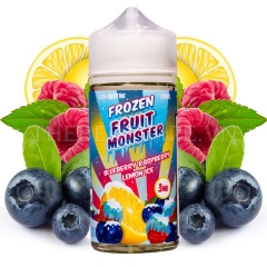 Frozen Fruit Monster - BLUEBERRY RASBERRY LEMON ICE ( Việt Quất Mâm Xôi Đỏ Chanh Lạnh ) - Freebase