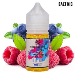 Steam Works - BLUE RAZZ ( Mâm Xôi , Việt Quất Lạnh ) - Salt Nicotine