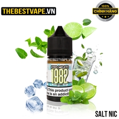 1982 - ICED MOJITO ( Cocktail Mojito Lạnh ) - Salt Nicotine