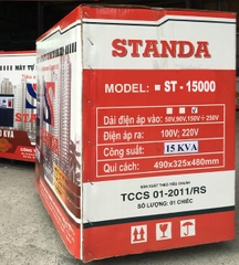 Hình Ảnh Kích Thước Của Ổn Áp Standa 15kVA