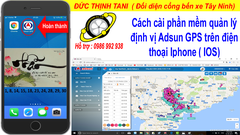 Hướng dẫn cài phần mềm định vị Adsun GPS trên Iphone