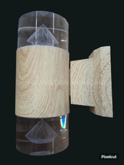 Đèn tường LED 2 đầu pha lê họa tiết kim cương