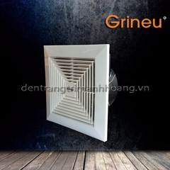 Quạt hút âm trần thẳng 20x20 Grineu