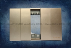 Mặt 1 lỗ cỡ nhỏ Vanni vàng cát ánh kim