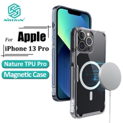 Ốp Nillkin trong suốt hỗ trợ sạc Magsafe Iphone 13 Pro (6.1)