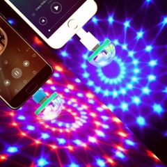 Đèn LED vũ trường mini cảm ứng theo nhạc cắm cổng USB và điện thoại