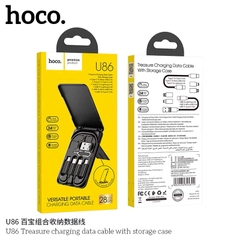 Cáp sạc HOCO U86 đa năng 6in1 dài 28cm