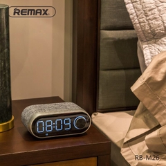 Loa Bluetooth Remax RB-M26 2 trong 1 : nghe nhạc và đồng hồ báo thức