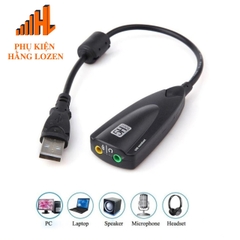 USB Sound 5HV2 7.1 Không cần cài đặt dài 30cm