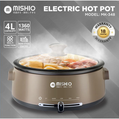 Nồi Lẩu Điện Lòng 4L Có Thể Tách Rời Mishio MK348