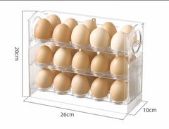 BMG - Khay trứng 3 tầng có lẫy tự mở