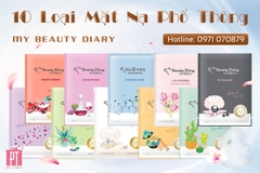 10 LOẠI MẶT NẠ PHỔ THÔNG MY BEAUTY DIARY HỘP 8 MIẾNG