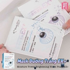 Mặt Nạ My Beauty Diary Ngọc Trai Đen Ex+ Xanh - My Beauty Diary Moisture Power Brightening Black Pearl EX+ 6pcs