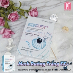 Mặt Nạ My Beauty Diary Ngọc Trai Đen Ex+ Xanh - My Beauty Diary Moisture Power Brightening Black Pearl EX+ 6pcs