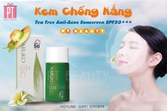 Naruko Đài Loan - Kem Chống Nắng Tràm Trà Tea Tree Anti-Acne Sunscreen SPF50 PA+++ 30ml