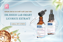 Serum Làm Dịu Da Chiết Xuất Cam Thảo Dr.Hsieh LAB SMART Licorice Extract 30ml