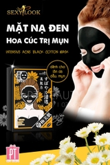 Mặt Nạ Hoa Cúc Sexylook Intensive Acne Black Cotton Mask 5pcs