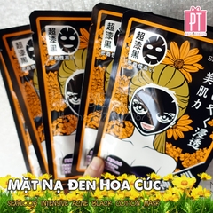 Mặt Nạ Hoa Cúc Sexylook Intensive Acne Black Cotton Mask 5pcs