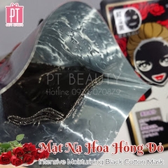 Mặt Nạ Hoa Hồng Đỏ Sexylook Intensive Moisturizing Black Cotton Mask 5pcs