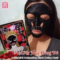 Mặt Nạ Hoa Hồng Đỏ Sexylook Intensive Moisturizing Black Cotton Mask 5pcs