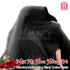 Mặt Nạ Hoa Hồng Đỏ Sexylook Intensive Moisturizing Black Cotton Mask 5pcs