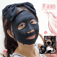 Mặt Nạ Sexylook Hoa Hồng Viền Hồng - Sexylook Intensive Whitening Black Mask 5pcs