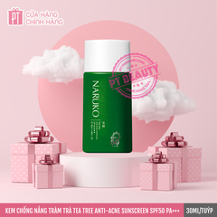 Naruko Đài Loan - Kem Chống Nắng Tràm Trà Tea Tree Anti-Acne Sunscreen SPF50 PA+++ 30ml