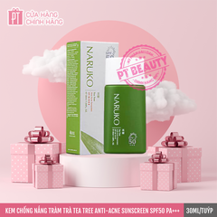 Naruko Đài Loan - Kem Chống Nắng Tràm Trà Tea Tree Anti-Acne Sunscreen SPF50 PA+++ 30ml