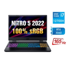 Gaming Acer Nitro 5 Tiger AN515 (Core i7-12700H | 8GB | 512GB | RTX™ 3050Ti 4GB | 15.6 inch FHD 144Hz | Win 11 | Đen) (Mới 100%)