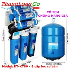 KT-KT80, Máy lọc nước RO Karofi 8 lõi model KT-KT80