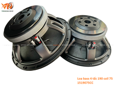 Loa bass 4 tấc, bass 40cm 190 coil 75 AA15DL202