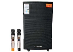 Loa kéo Soontran SG3-15, bass 40cm, 800w, 2 Micro UHF
