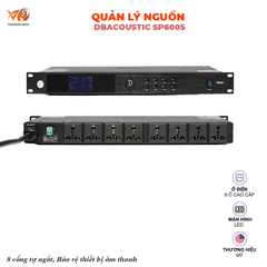 Quản lý nguồn Dbacoustic SP600S, 8 cổng