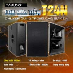 Loa hỏa tiễn T24N TW AUDIO , 30 3 Tấc đôi, 1500w, hàng nhập khẩu 100%